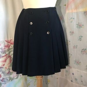 Ann Taylor Skirt Dark Blue Size 10